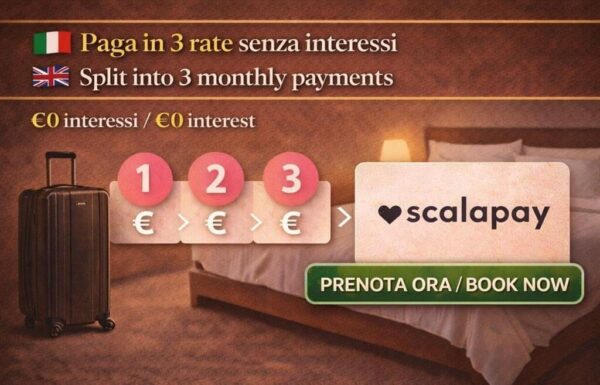 Paga in 3 soluzioni mensili- Colazione All-You-Can-Eat inclusa